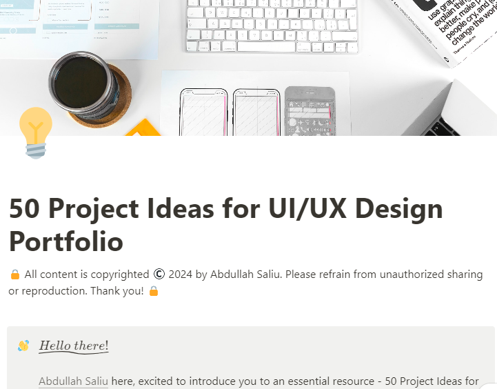 50 Project Ideas for UI/UX Design Portfolio