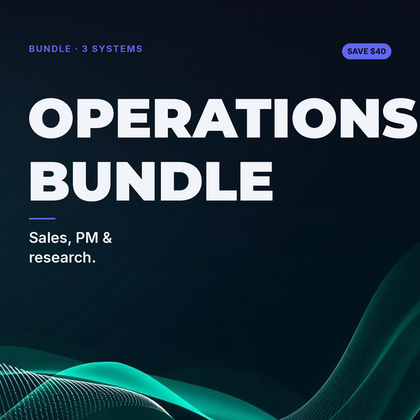 Operations Bundle