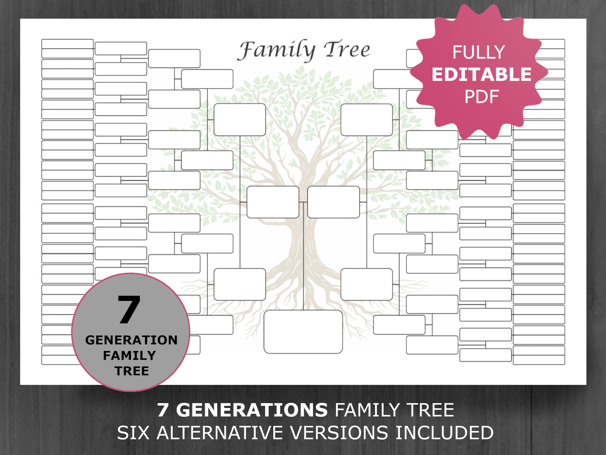 family-tree-chart-7-generations-printable-and-editable-family-tree-template-digital-ancestor-pedigree-chart-ancestral-genealogy-template