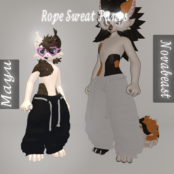 Rope Sweat Pants for NovaBeast and Mayu