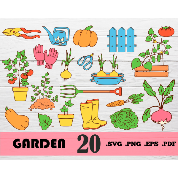 Garden svg gardening tools svg garden tools svg spring svg gardening