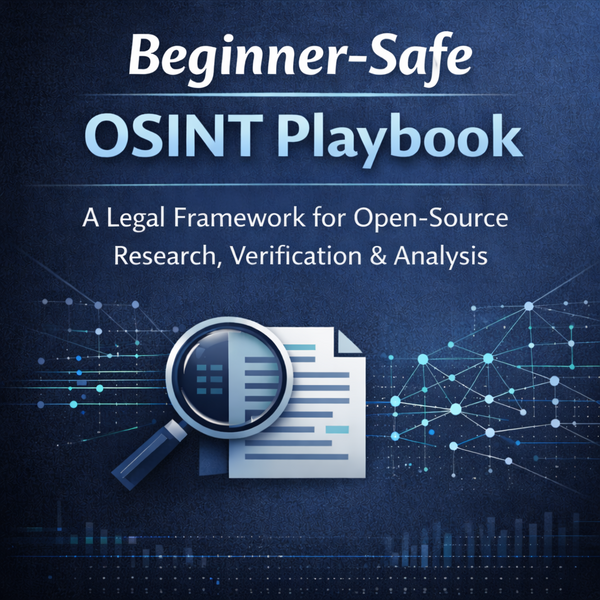 Beginner-Safe OSINT Playbook