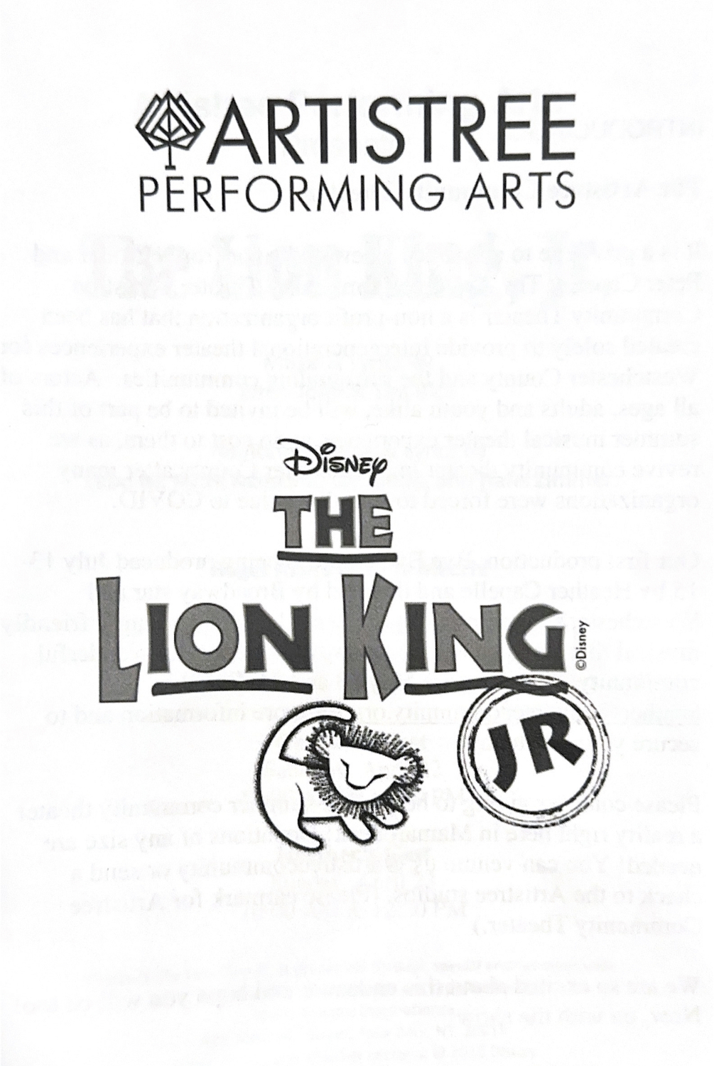 Artistree The Lion King Jr 04 23