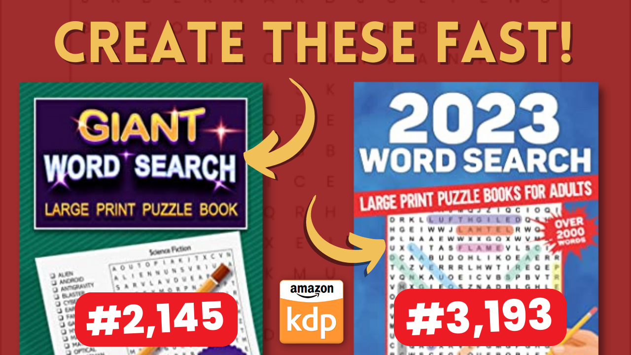 The ONLY KDP Word Search Puzzle Generator You Will Ever Need! Subha Malik