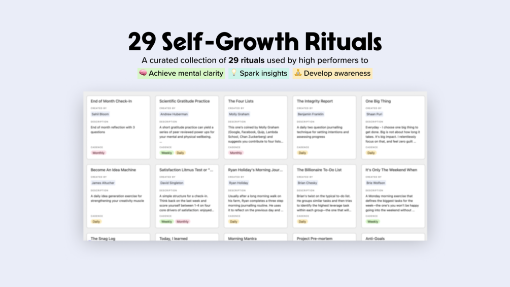 4 Types of Rituals You Can Do to Facilitate Self-Growth