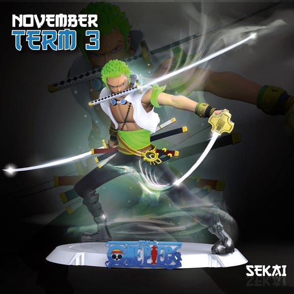 Zoro Sculpture - Sekai 3D Models - Tested and Ready for 3D printing