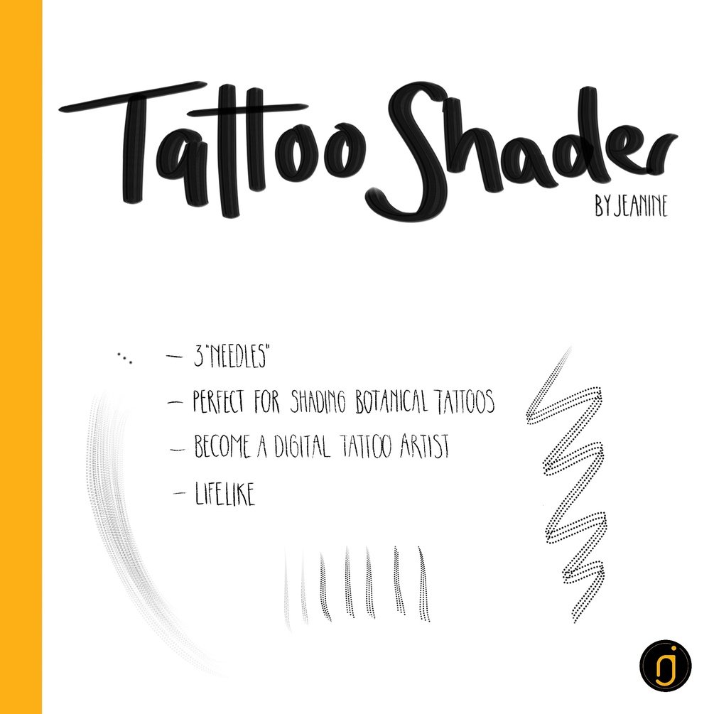 Tattoo Shader Brush by Jeanine Nieuwland