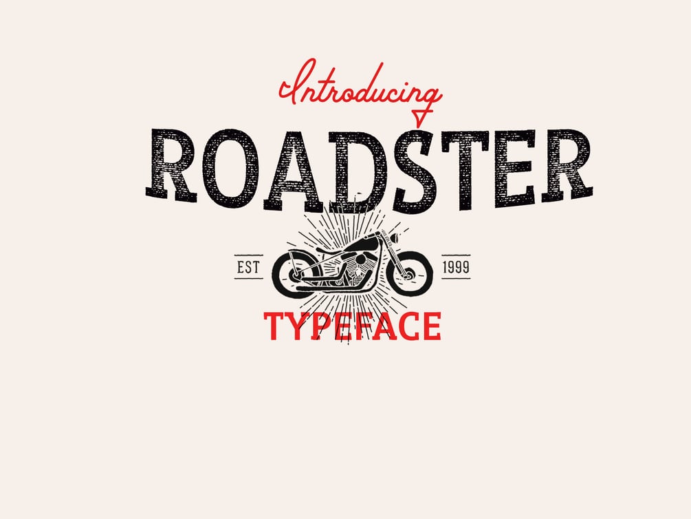 roadster-typeface