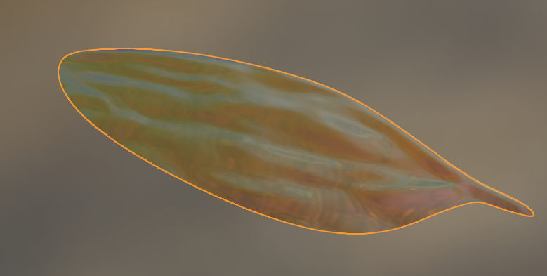 Insect wing material (blender)