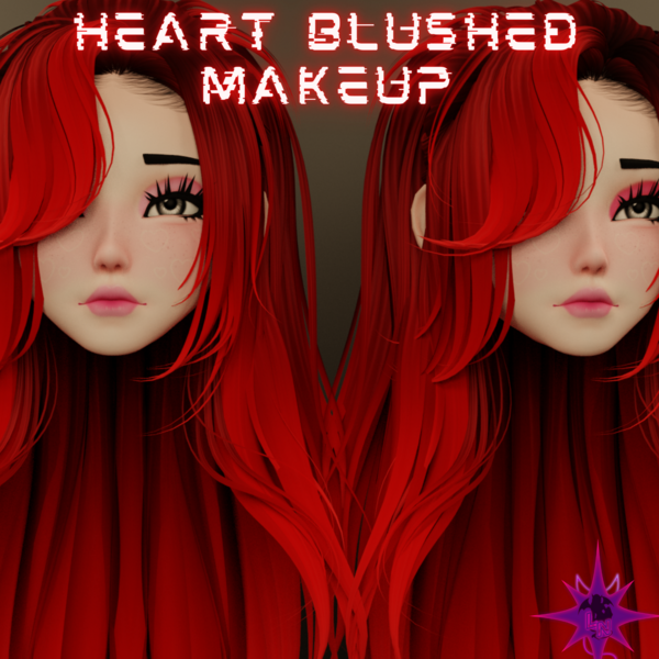 Heart Blushed Makeup {Savi Head}