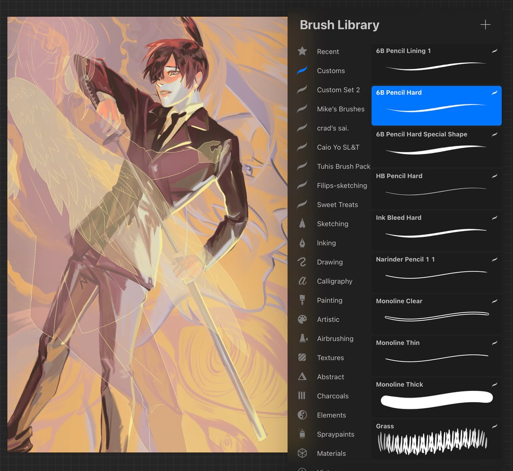 FREE PROCREATE BRUSHES, LINEART AND DECORATION