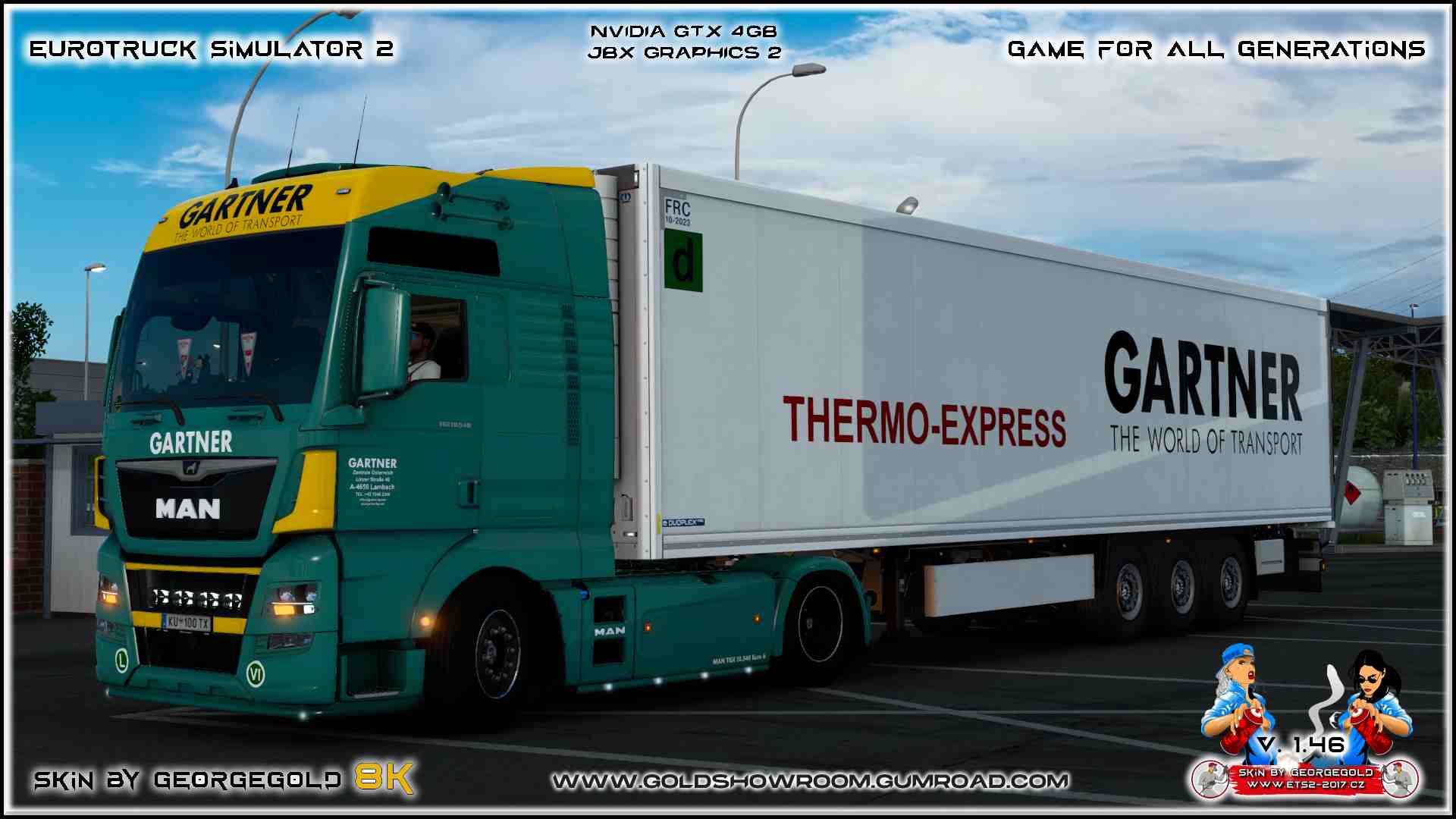 ETS 2 Skin Combo MAN TGX E6 by Gloover Gartner