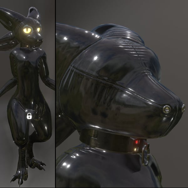 Javali Latex outfit (Catsuit) & Hoods