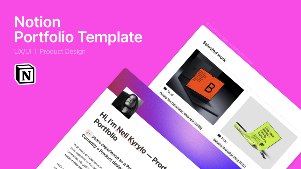 Notion Portfolio Template