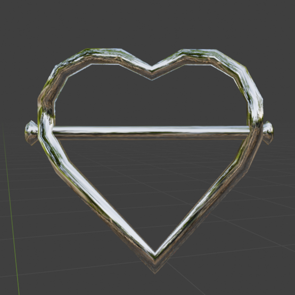 Heart Nipple Piercings