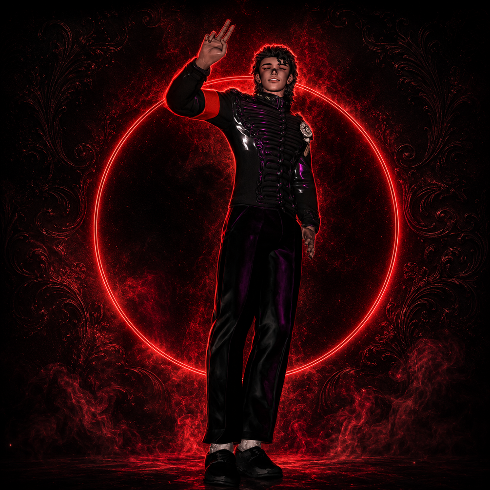 Mikael — Disco Sovereign, white suit with glove