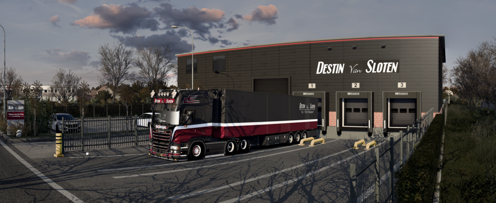 ETS2 | Company Yard in Anklam by DVS Transport