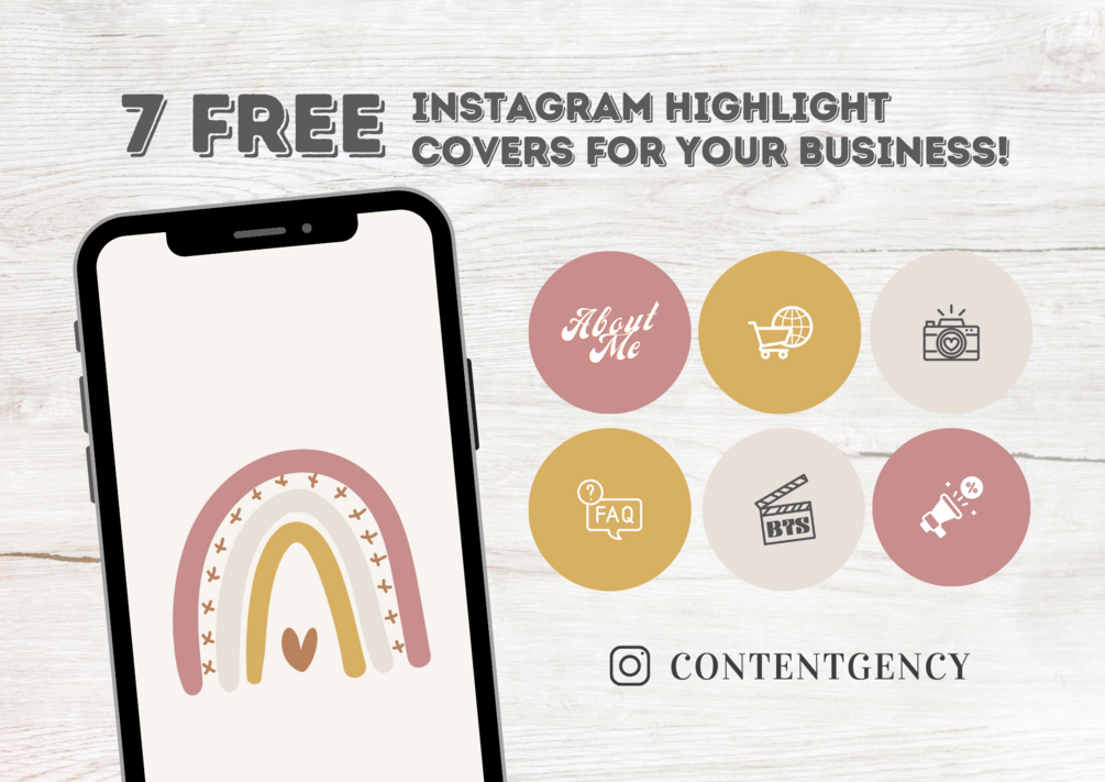 Get FREE Instagram Highlight Covers for your business