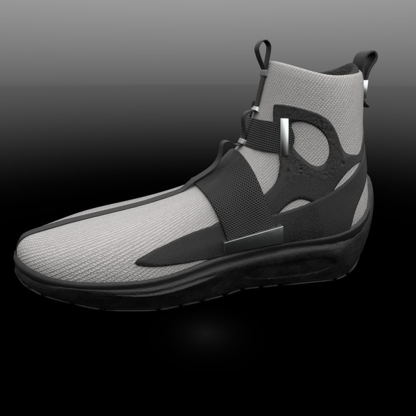 ANTA Cyberpunk-Themed Trainer – High Top Futuristic Sneaker with