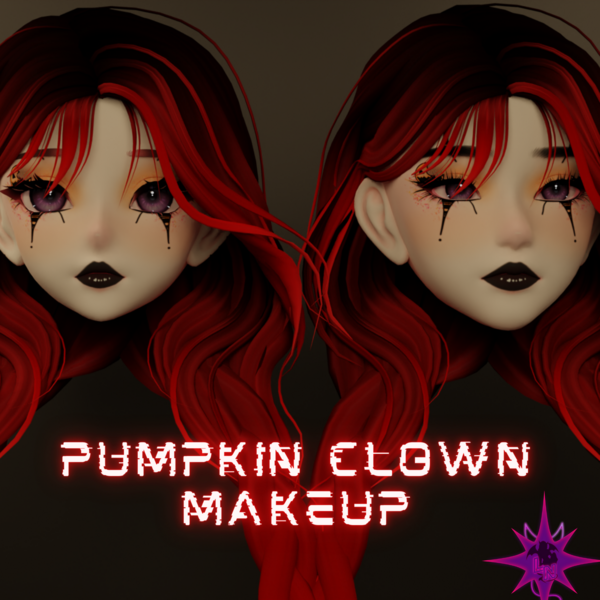 Pumpkin Clown Makeup {Amelia Head}