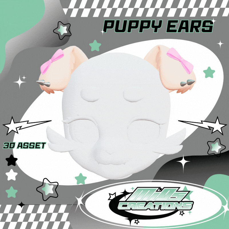 Puppy Ears VRChat Asset 