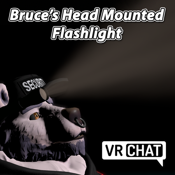 Bruce's Head Mounted Flashlight [VRChat / VRCFury] (HM Flashlight)
