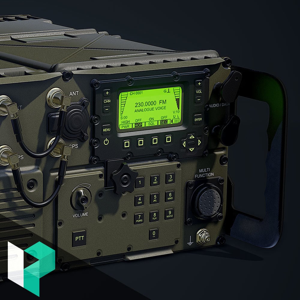 Creating a Military Radio in Substance Designer