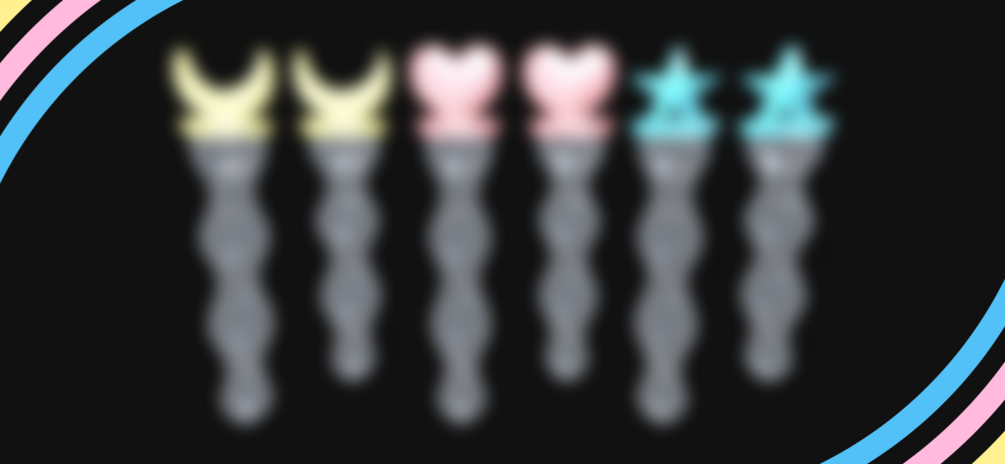 -; ⭐┋ Heart/Star/Moon Wand