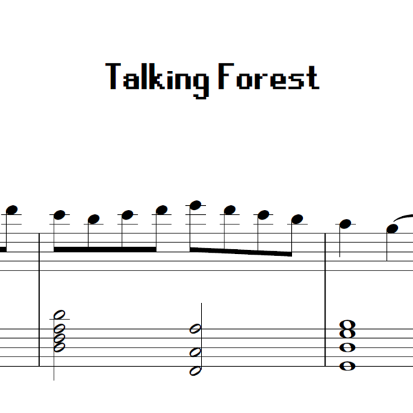 Runescape - Talking Forest - Piano sheet music 