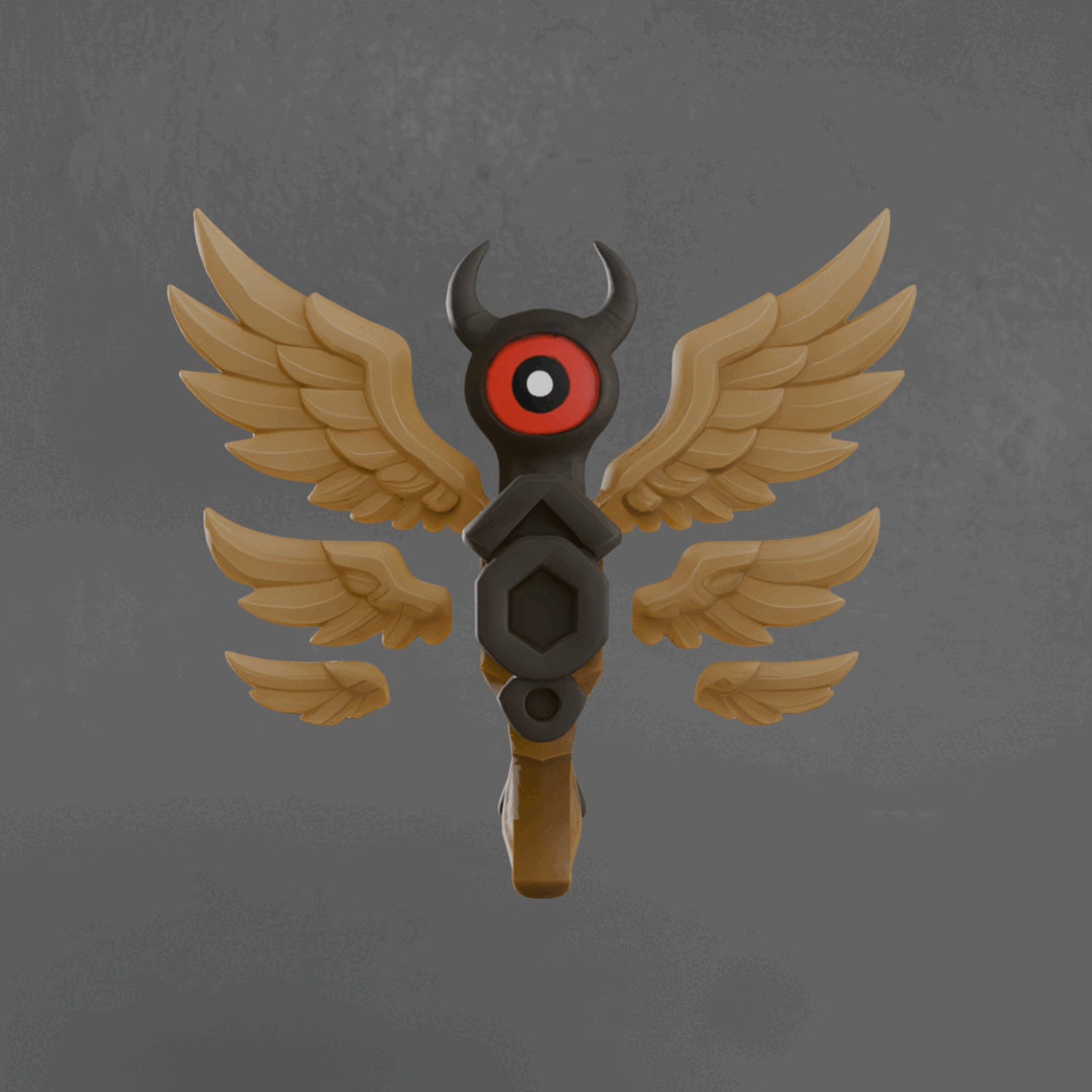 Seraphim Gun (Model) | VRChat Avatar Asset [Commercial Use]