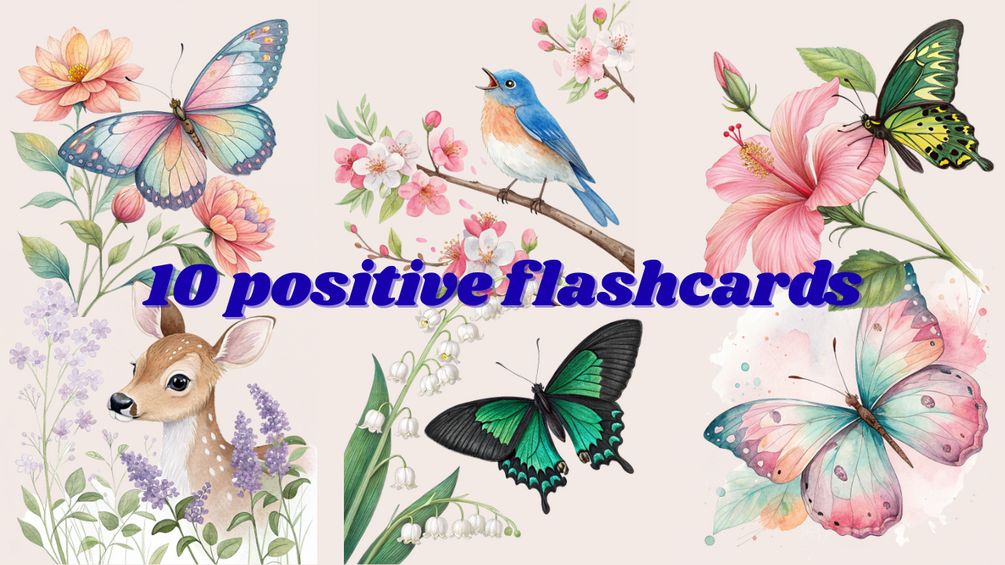 Positive Printable Flashcards