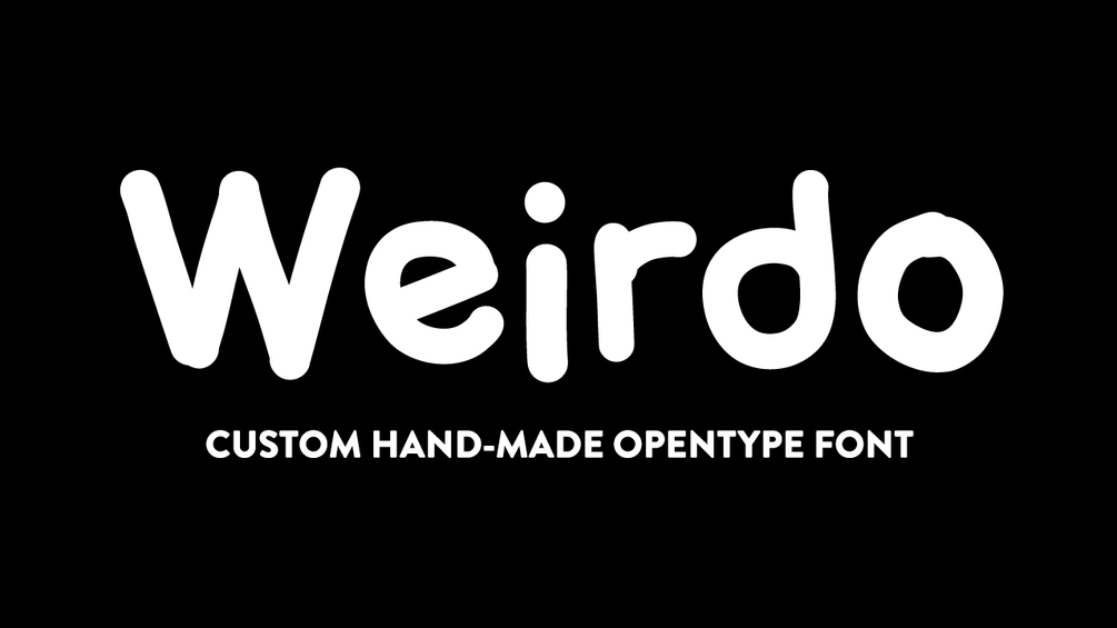 weirdo-font