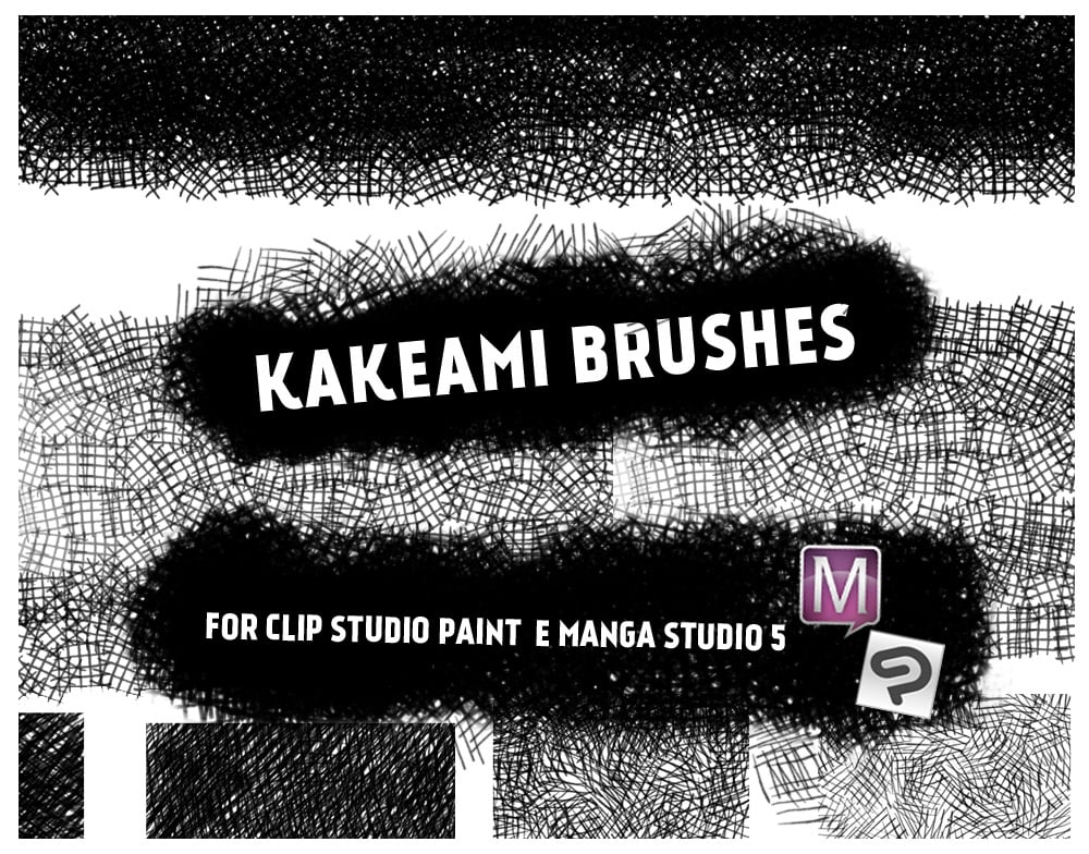 Clip Studio Paint Brushes| Kakeami Manga Technique | by Marina