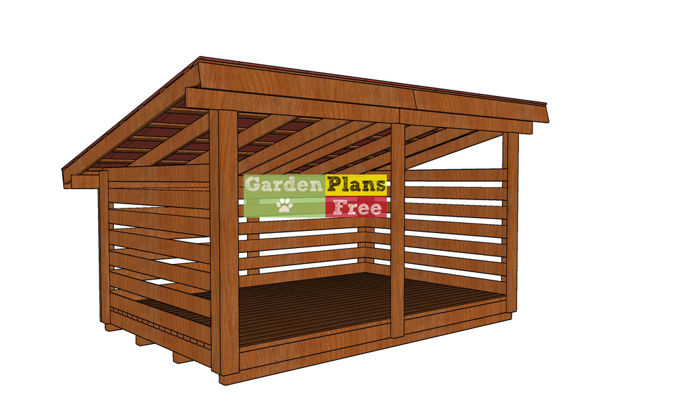 Firewood shed plans online free