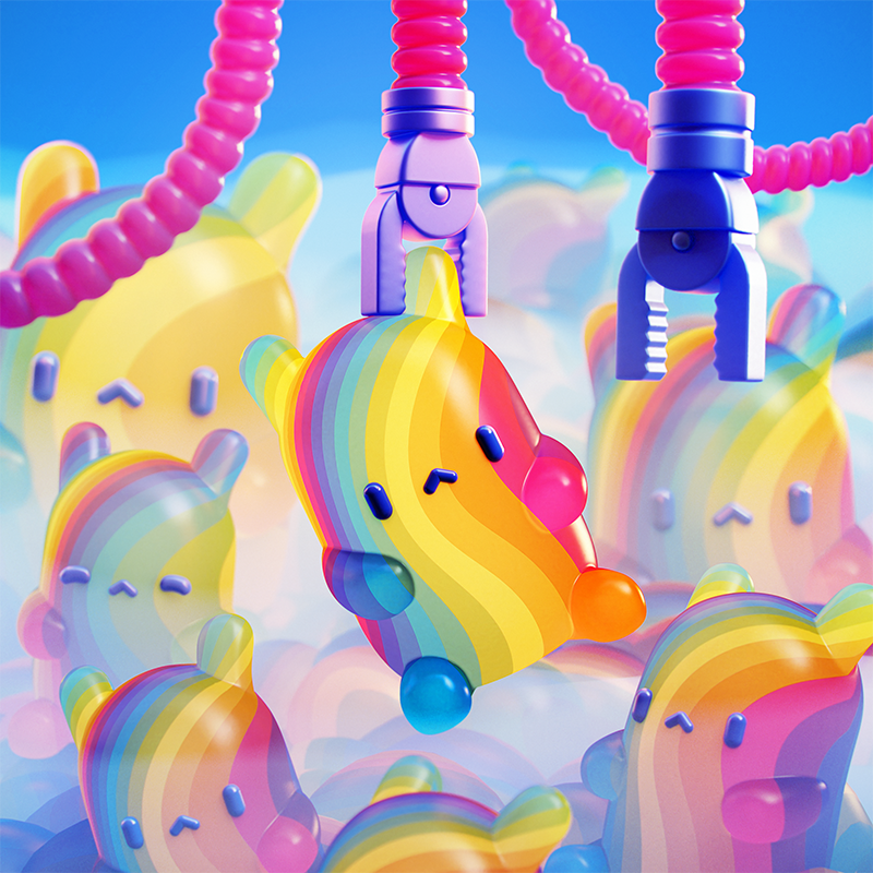 Gummy factory (Cosmik Poster)