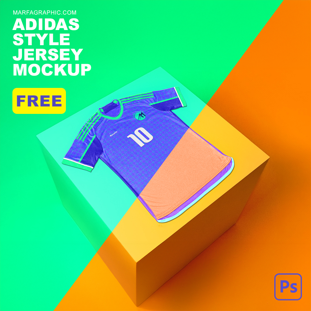 (FREE) ADIDAS 2023/2024 MOCKUP FRONT AND BACK