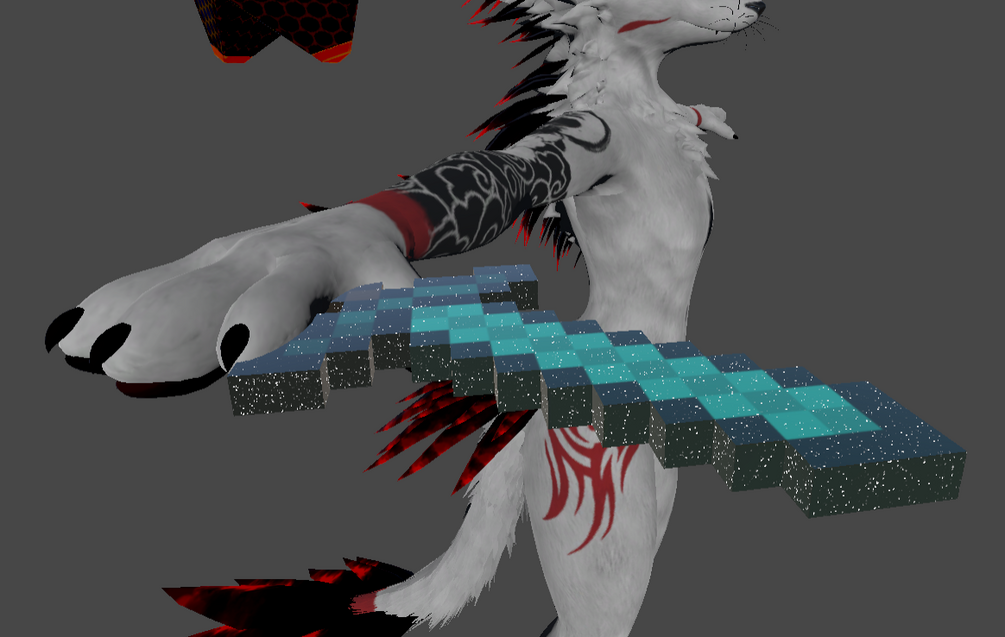 Minecraft sword for vrchat