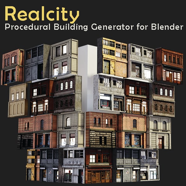 Realcity: Procedural Building Generator