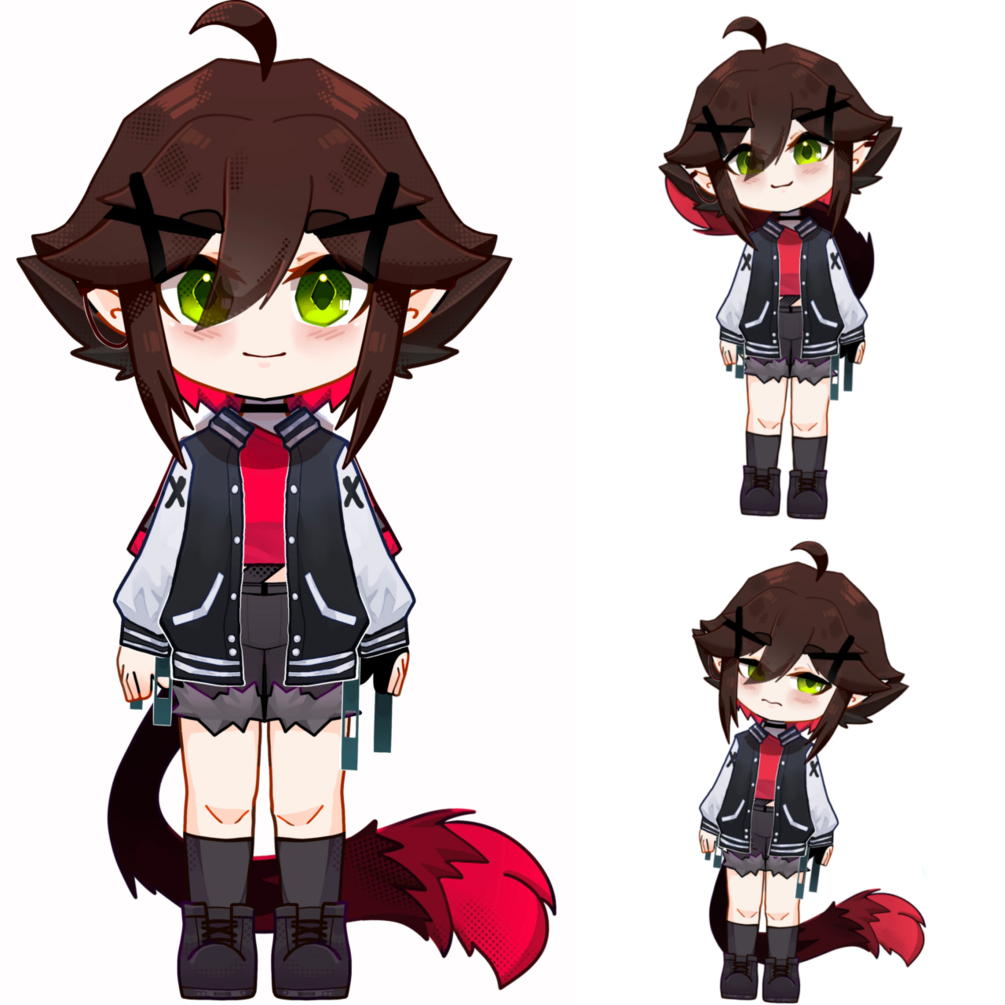 Gacha PSD Vtuber Model w Named Layers