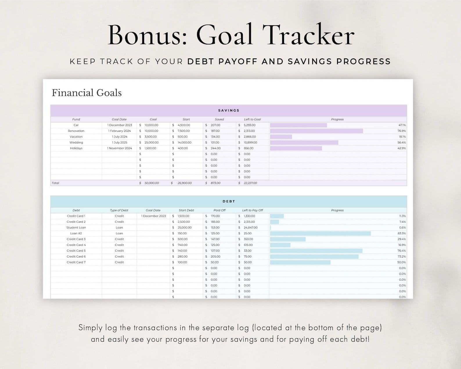 Budget Planner Paycheck Budget Tracker For Google Sheets