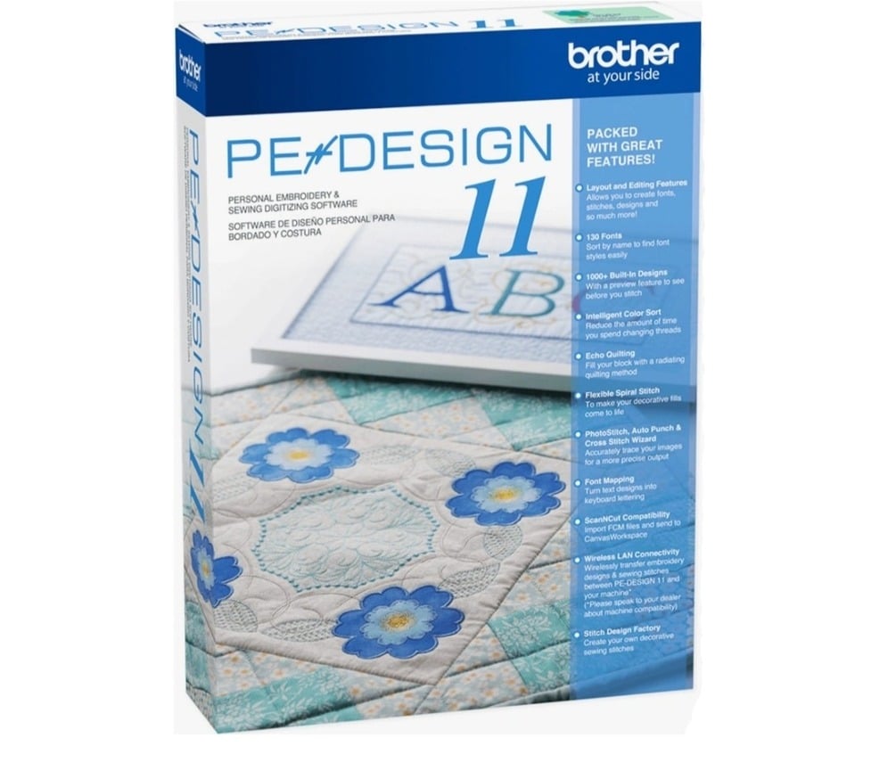 Brother PE Design 11 Embroidery Digitising Software