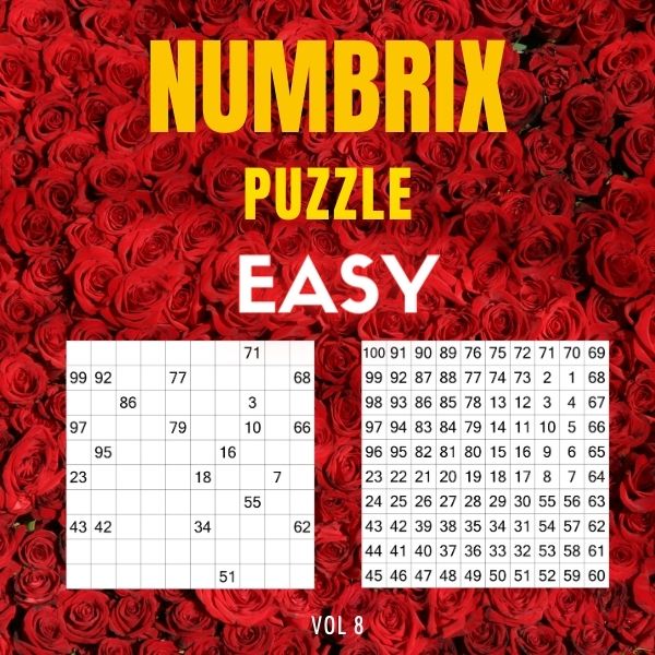 Numbrix Puzzle Easy V8 Puzzle Paradise 100 Intricate Logic Challenges