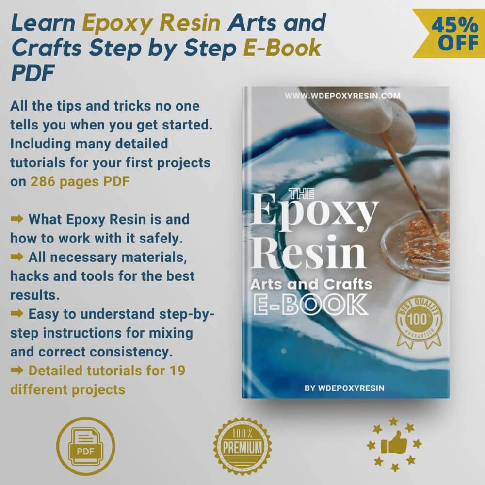 Epoxy Resin art and crafts Guide Videos and PDF